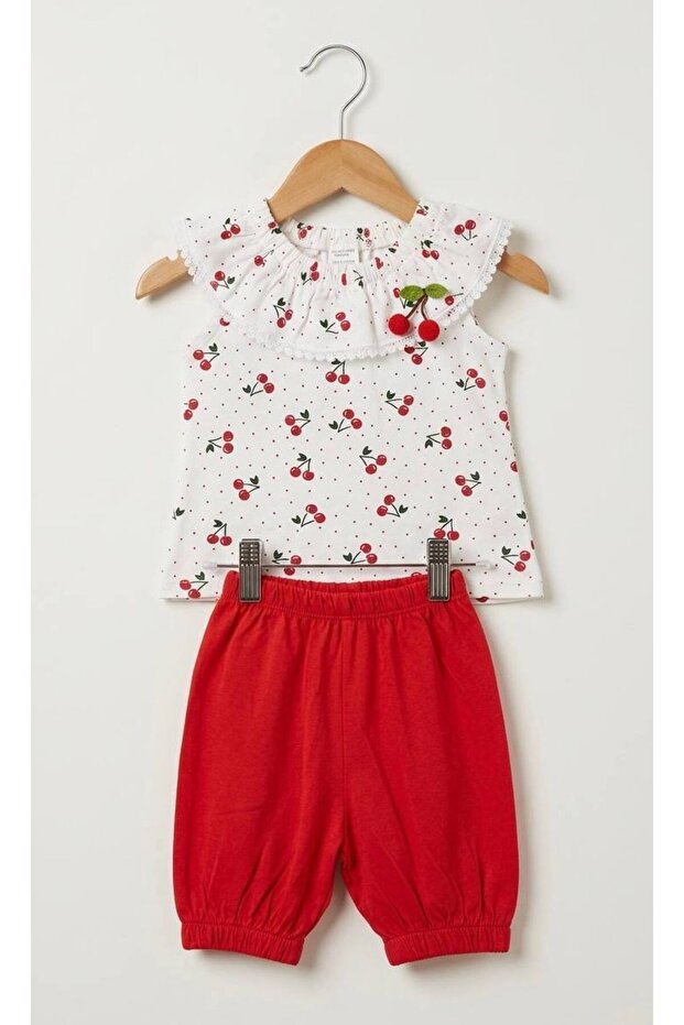Girl's Top and Bottom Cotton Summer Set