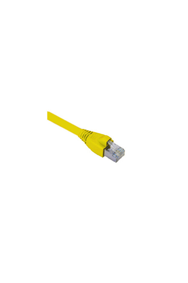 كابل توصيل Cat6A S/FTP LSOH بطول 0.5 متر أصفر اللون