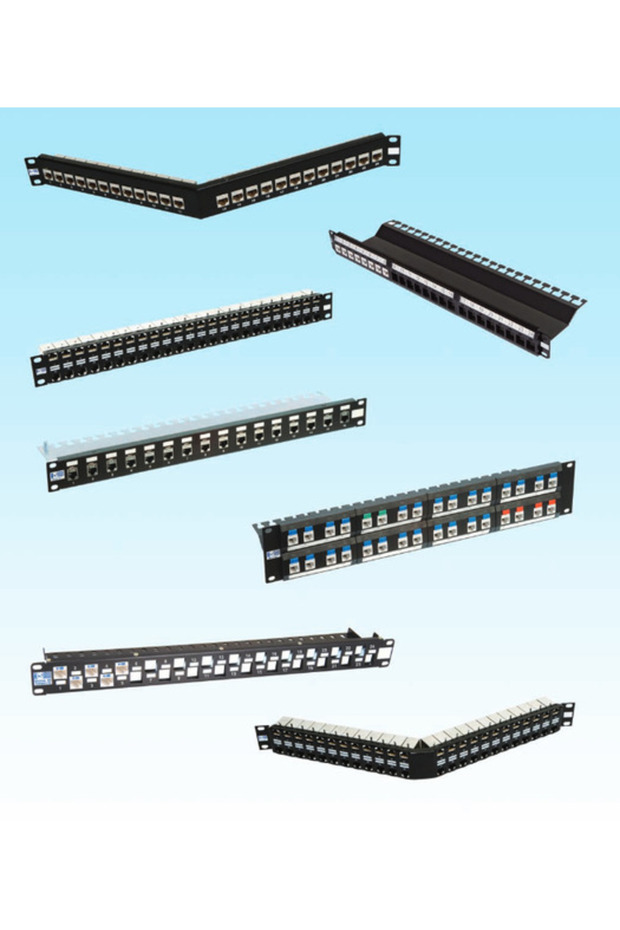 24 منفذ Keystone Jack UTP Cross-Panel B
