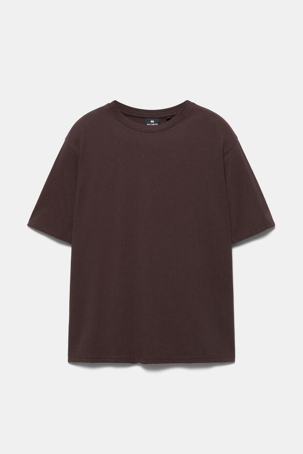 تي شيرت قطني أساسي بأكمام قصيرة - 6