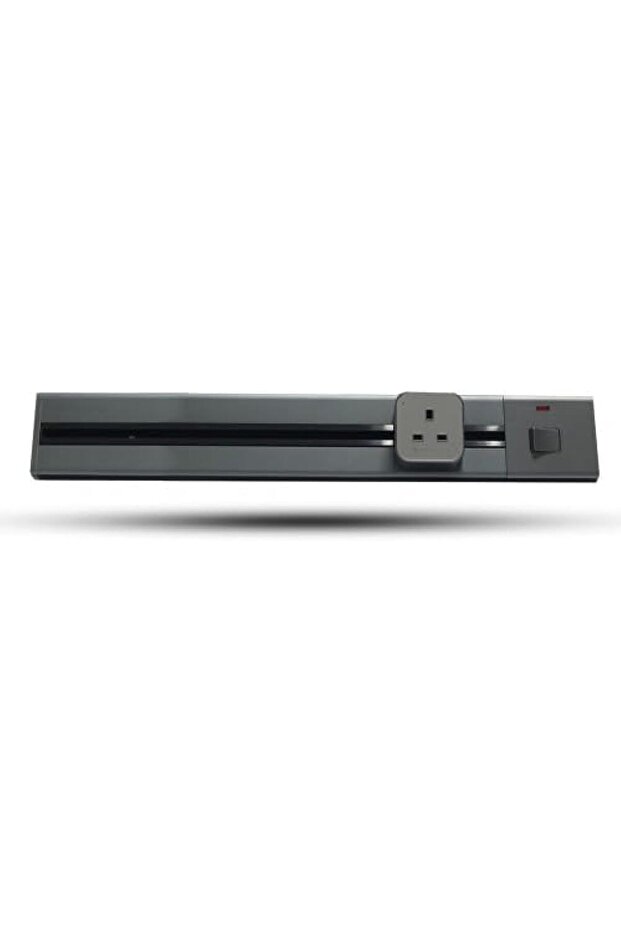 مسار طاقة كهربائي بطول 100 سم مع 2 مقبس ثلاثي و2 منفذ USB