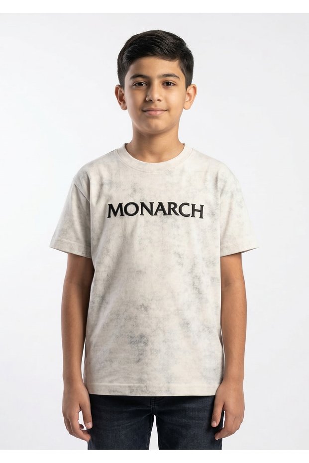 Teen Boys MONARCH Printed T‑Shirt – Soft Cotton Casual Wear