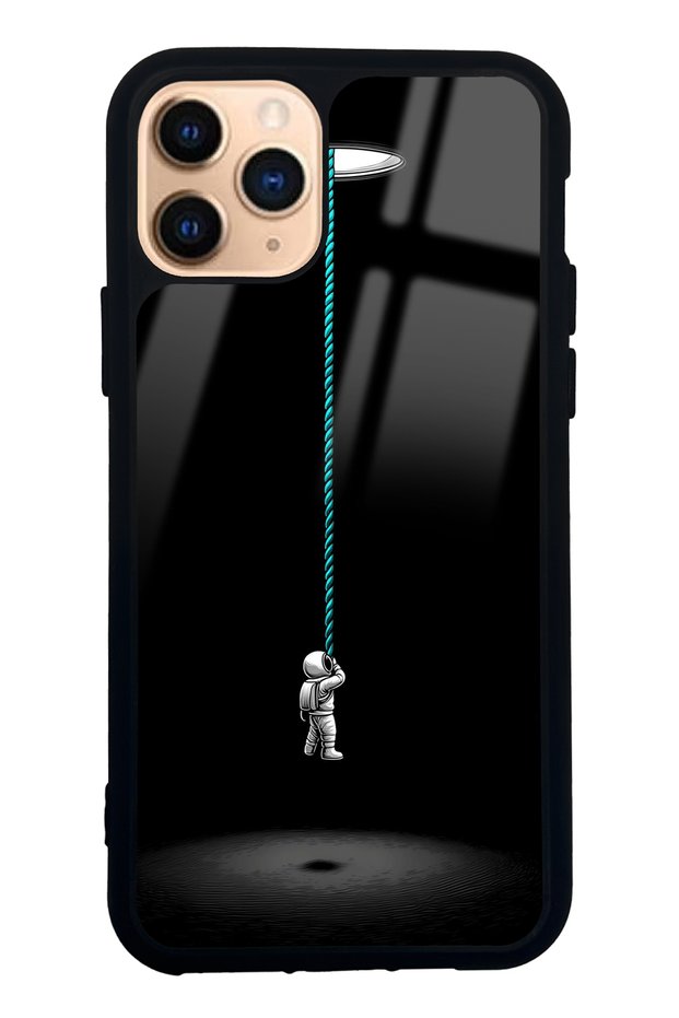 iPhone 11 Pro Glossy Phone Case with Escape from the Void Design