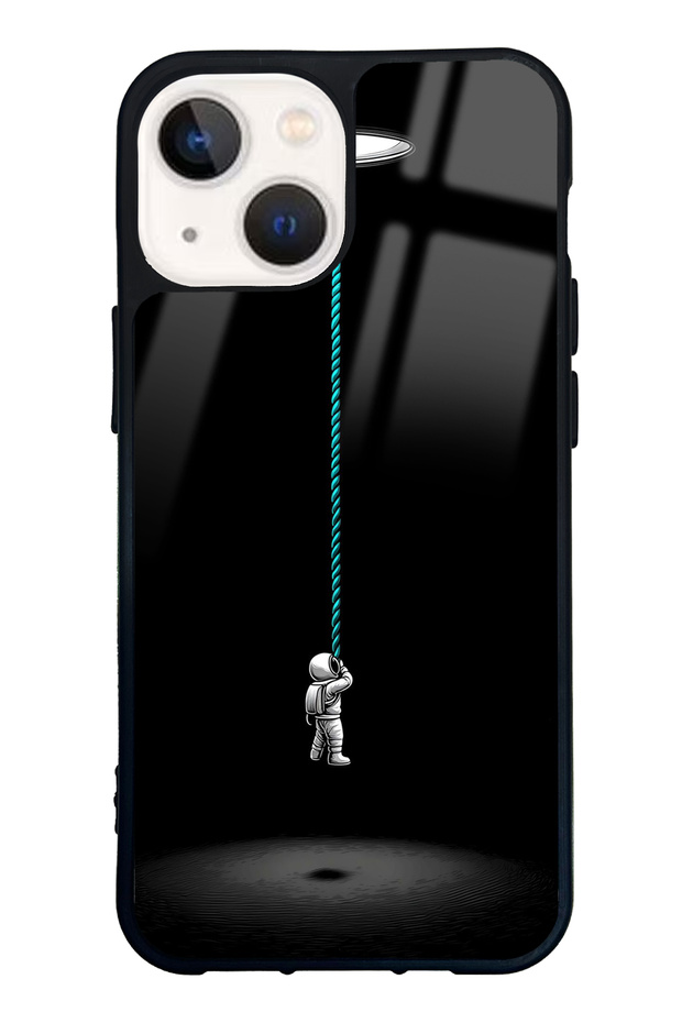 iPhone 13 Mini Glossy Phone Case with Escape from the Gap Design