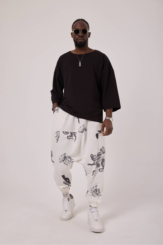 Men's Street Style Bohemian Sportswear Baggy Trousers
