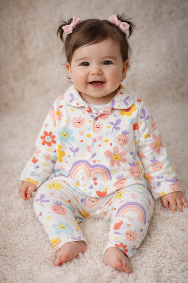 Baby Girl Front Snap Seasonal Set
