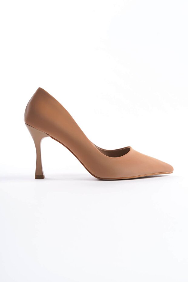 Women's Nude Satin Stiletto Tr08Ms01D