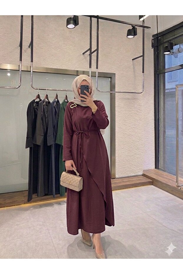 Nera Tek Shoulder Buckle Dress