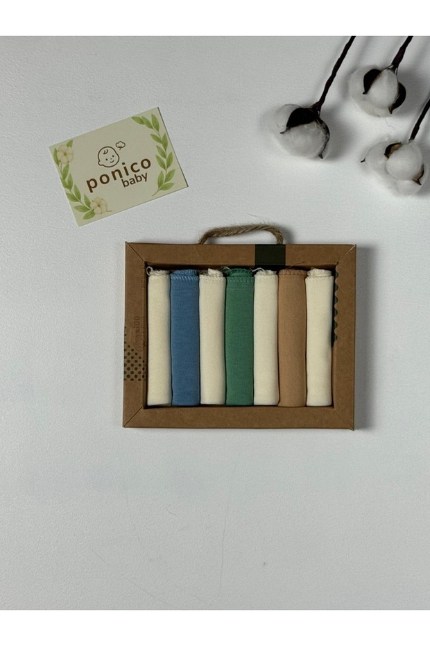 Solid Colors 7-Pack Mouth Wipes