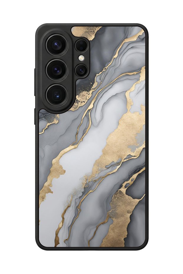 Samsung Galaxy S26 Ultra Compatible Marble Design Glossy Premium Case