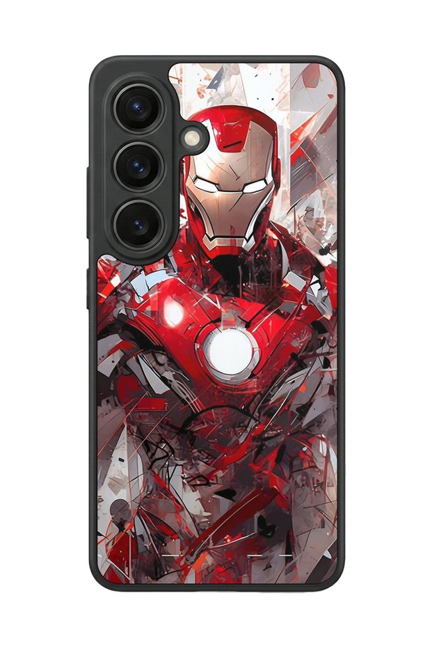 Samsung Galaxy S26 Compatible Glossy Premium Case with Iron Man Design