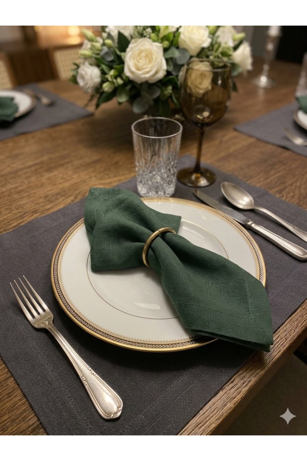 100% Solid Brass Napkin Ring – 4 mm