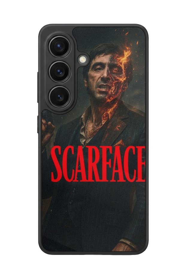 Samsung Galaxy S26 Compatible Scarface Design Glossy Premium Case