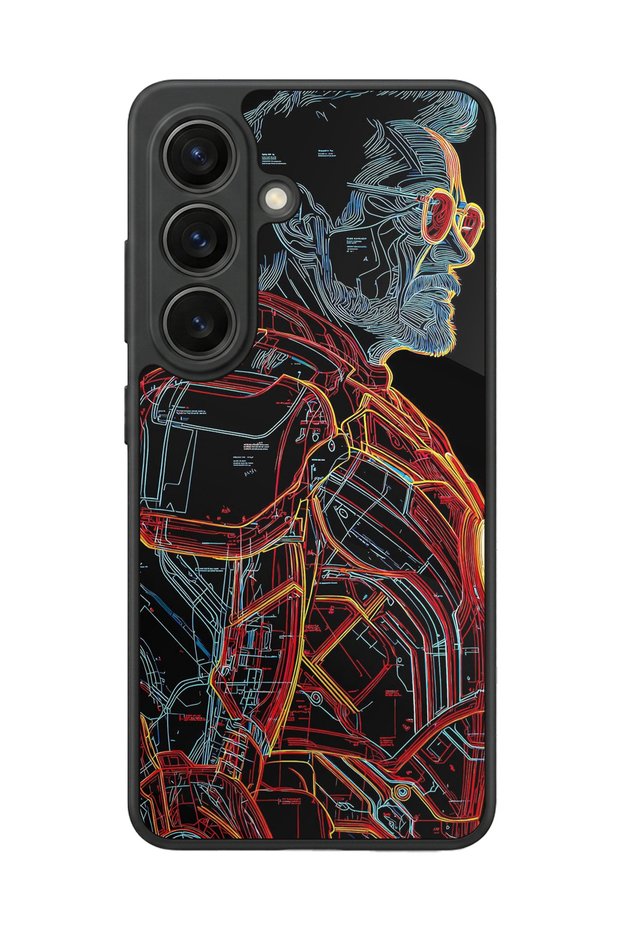Samsung Galaxy S26 Compatible Glossy Premium Case with Iron Man Design
