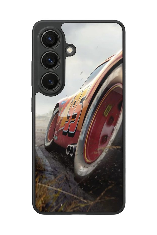Samsung Galaxy S26 Compatible Lightning Mcqueen Design Glossy Premium Case