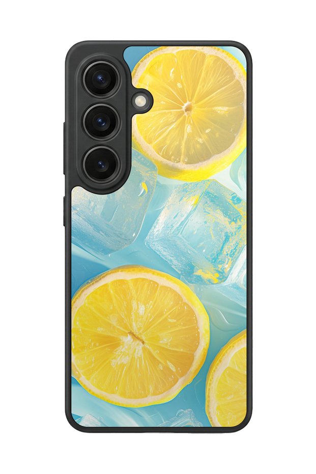 Samsung Galaxy S26 Compatible Lemon Design Glossy Premium Case
