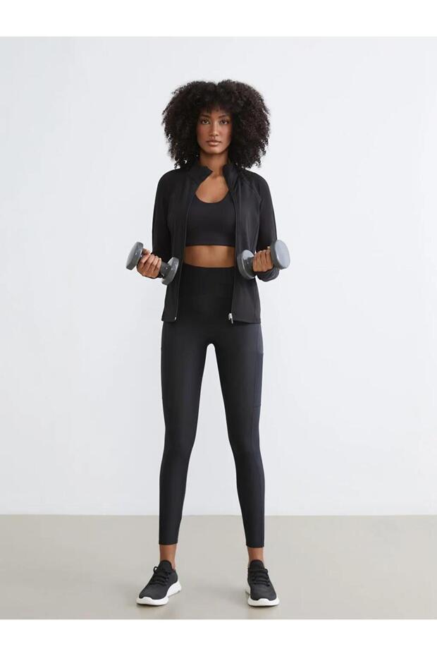 Elastic Waist Women's Sports Leggings (S6)