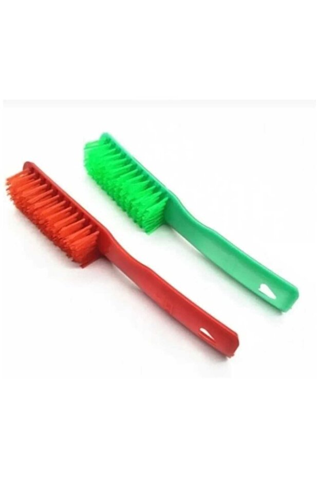2-Piece Multi-Purpose Cleaning Brush Set with Hard Bristles for Kitchen, Bathroom, Sink, Tile Joints