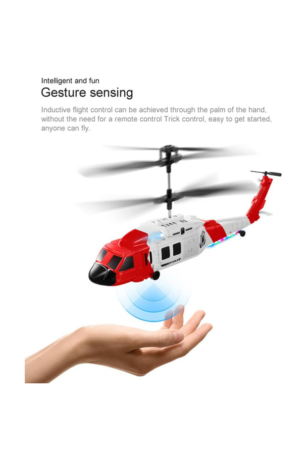 RC Helicopter with Intelligent Hovering Gesture Sensing and Obstacle Avoidance Flight Functions - 5