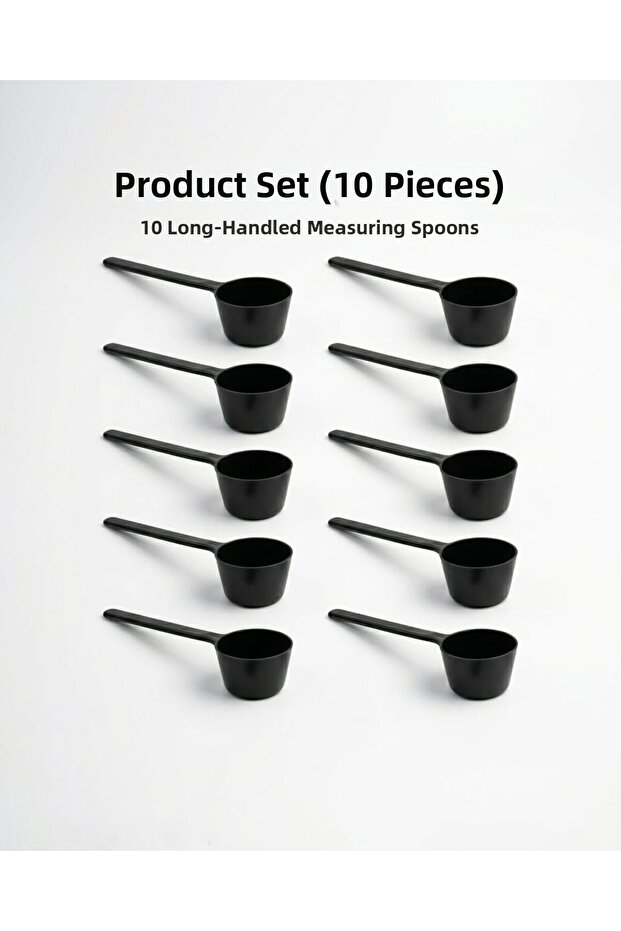 Measuring Spoon Long Handle 16.5 Cm 10 Pieces