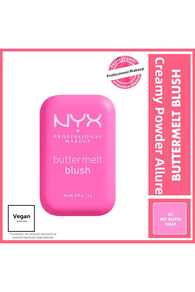 Buttermelt Blush Creamy Powder Blush 01 My Butta Half