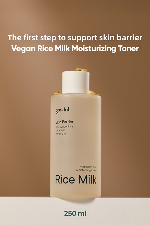 Goodal Vegan Rice Milk Moisturizing Toner with Rice Milk Content