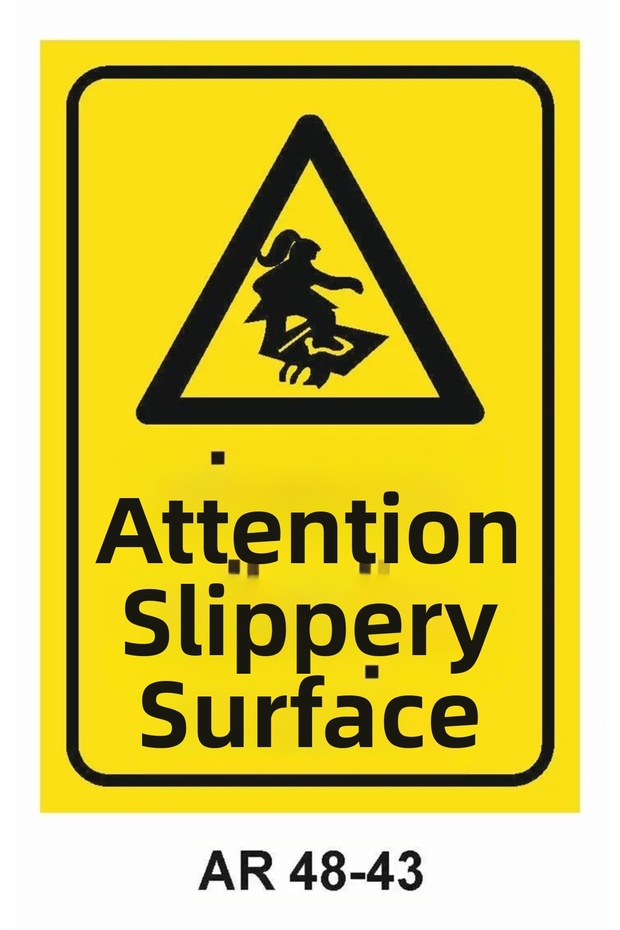 Work Safety Warning Sign 1 Piece Pvc 21 X 29cm