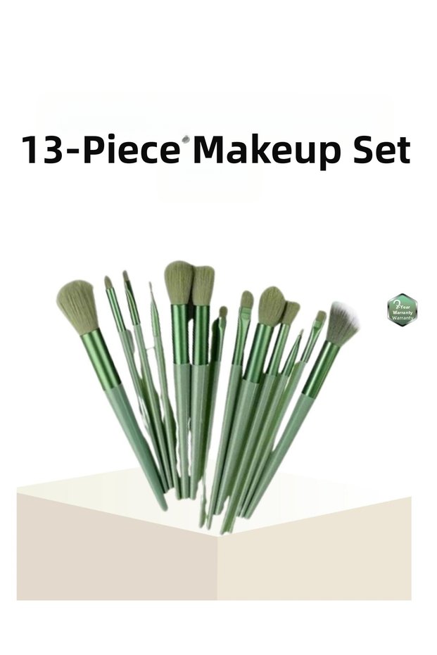 13-Piece Professional Makeup Brush Set – Soft Synthetic Bristles, Suitable for All Skin Types
