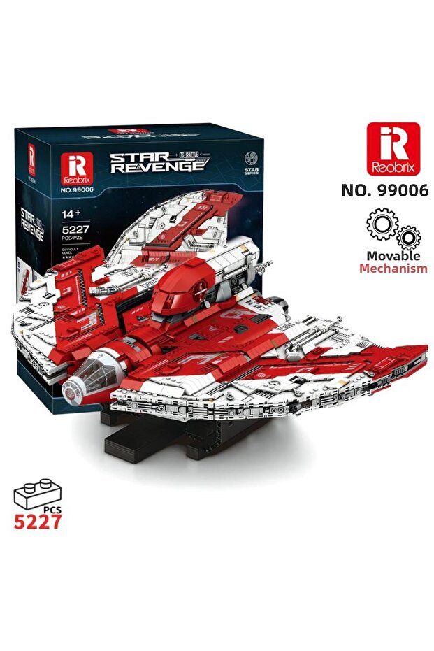 99006 Star Revenge Giant T6 Shuttle Creative Building Block Set Building Blocks - 5227 Pieces