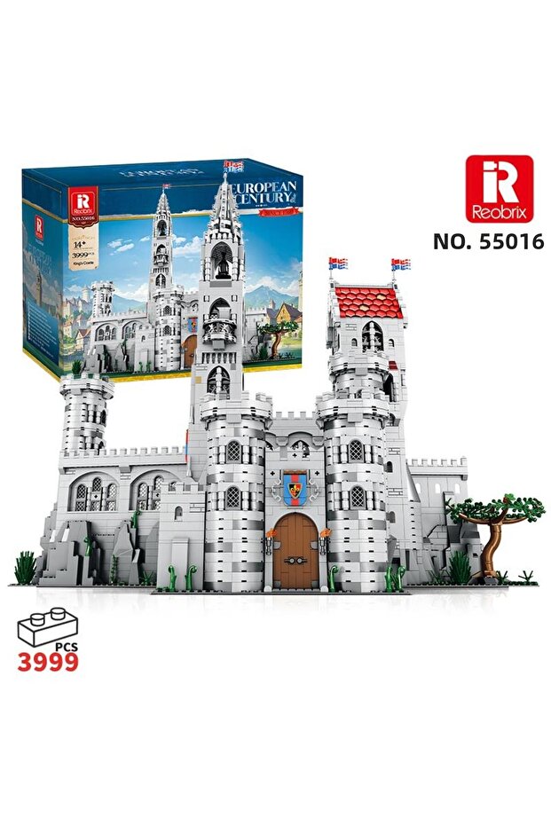 55016 King's Castle Creative Building Block Set Building Blocks (King's Castle) - 3999 Pieces