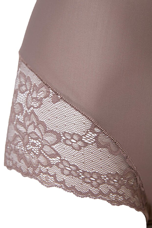 Vizon Micro Dantelli Toparlayıcı Boxer Örme Külot THMAW25KU00022 - 5