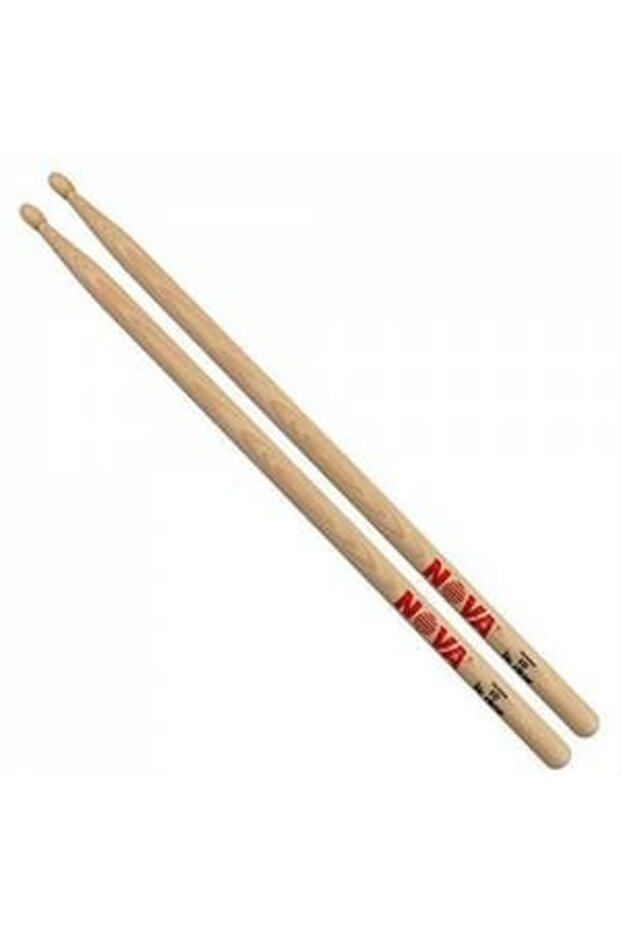 طبلة باجيت VICFIRTH N5B خشبية، من خشب الجوز الأمريكي، مقاس 16 بوصة × 0.595 بوصة، متوسطة