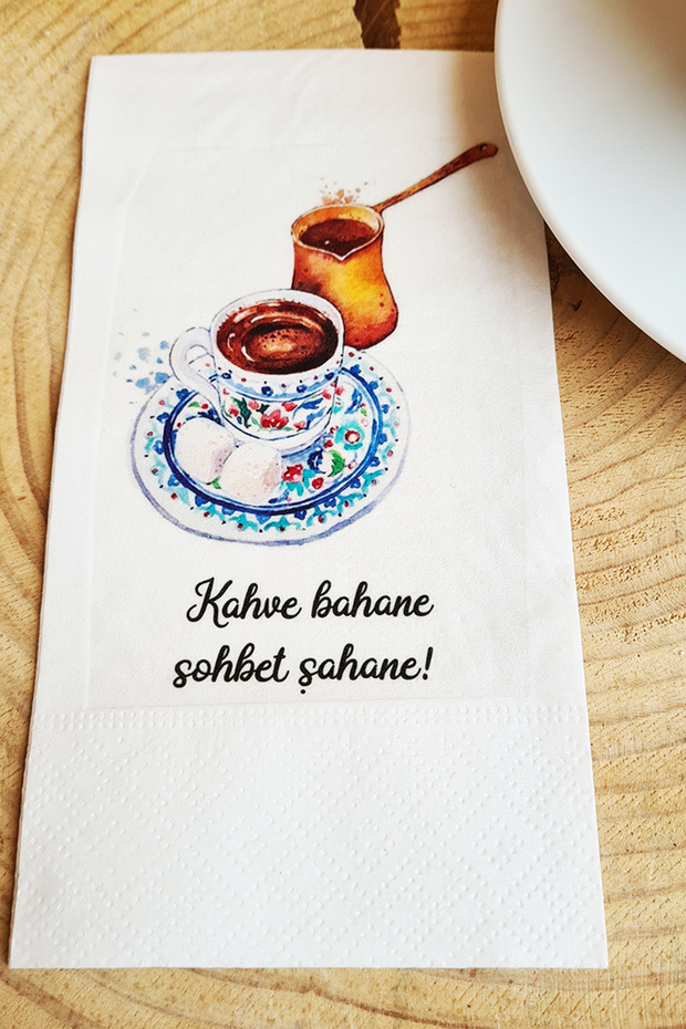 Presentation Napkin - Coffee Excuse Conversation Magnificent Presentation Napkin
