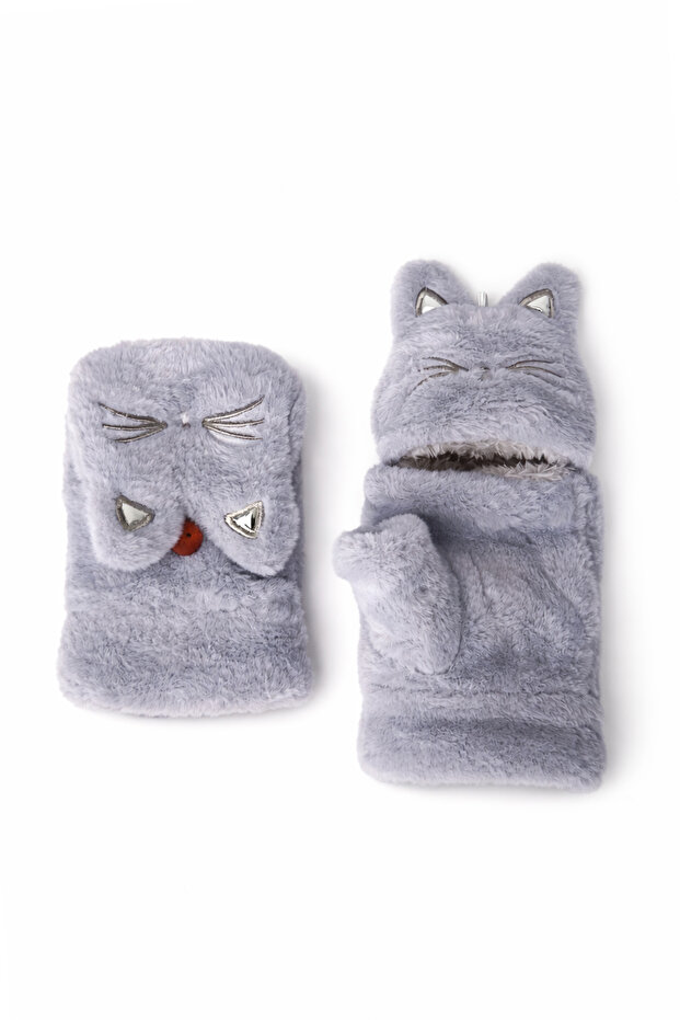 Sevimli Kedi Kışlık Eldiven - 2