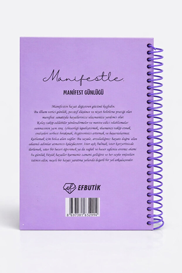 Purple Manifest Notebook - 3