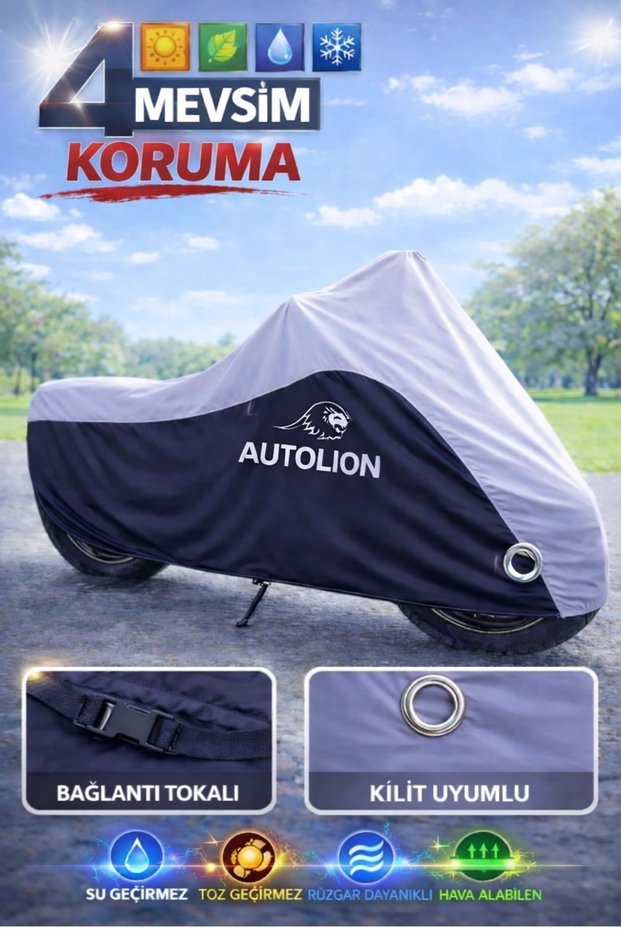 Bicycle Protection Cover Gray Black Waterproof Top Gray Lock Compatible