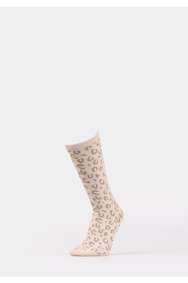 Beige Damensocken