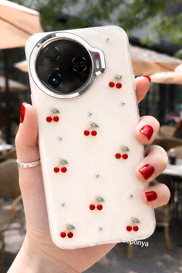Case for Tecno Camon 30 Pro 5g Glitter Transparent Pole Cover with Airbag Design