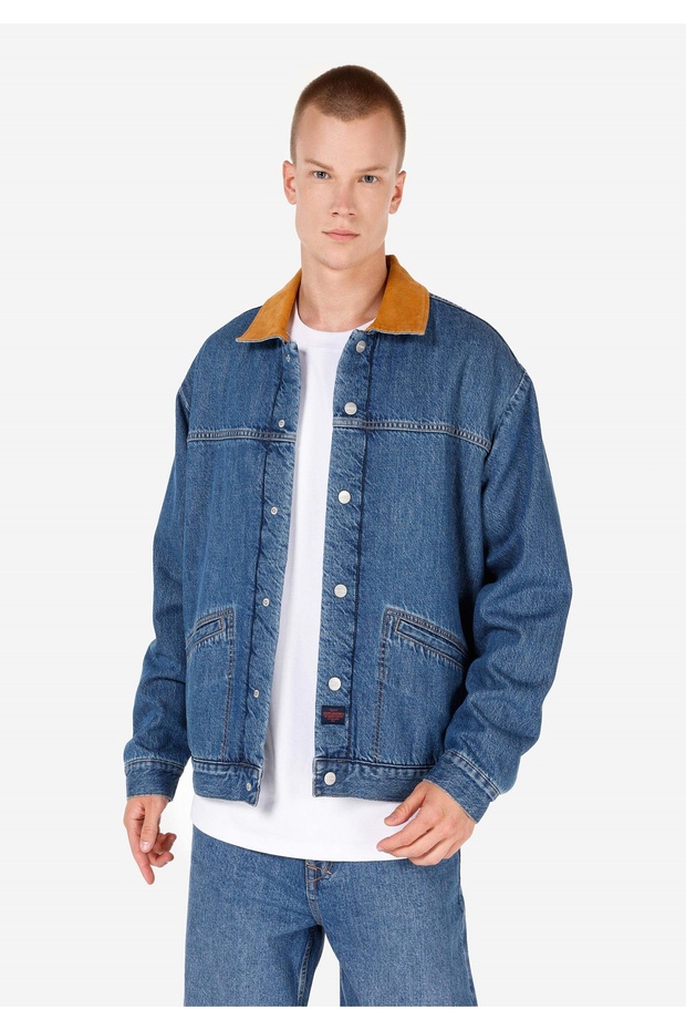 Regular Fit Men's Blue Jacket