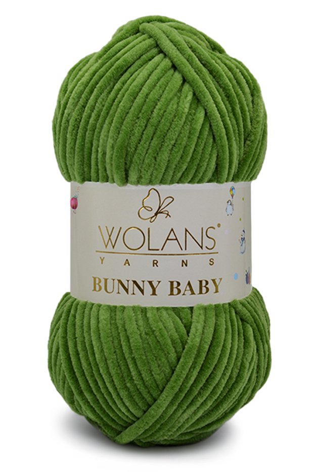 432 Green Soft Velvet Bunny Baby Knitting Yarn Velvet Yarn Soft Toy Yarn Blanket Yarn