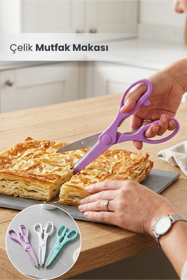 Paslanmaz Çelik Mutfak Makası - 1