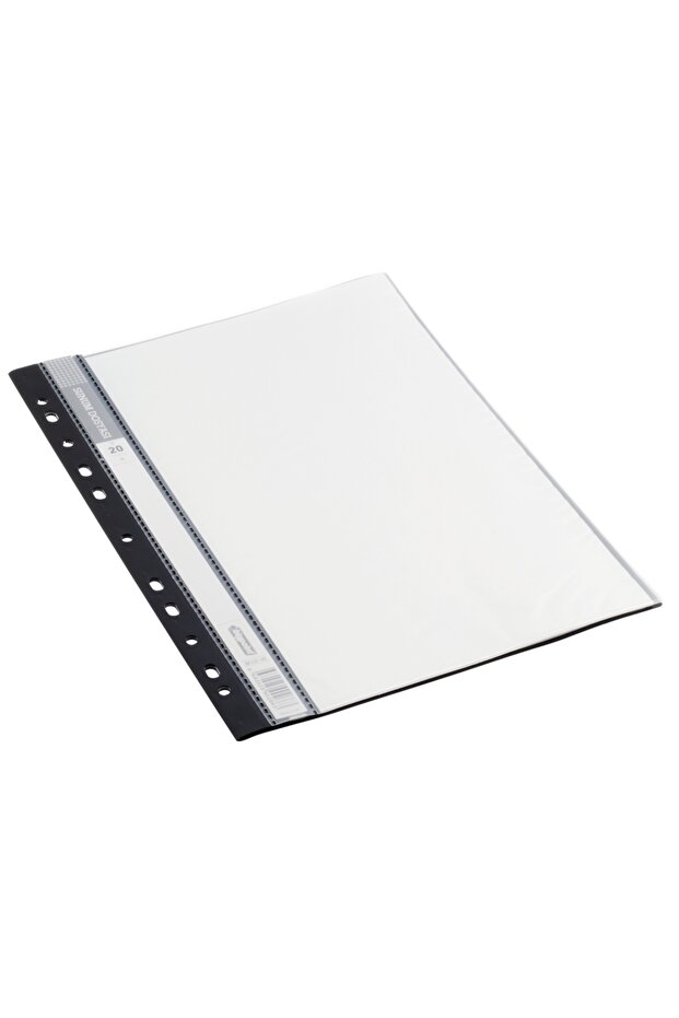 Presentation File for Folder 20 Sheets Black X 5 Pieces - 1