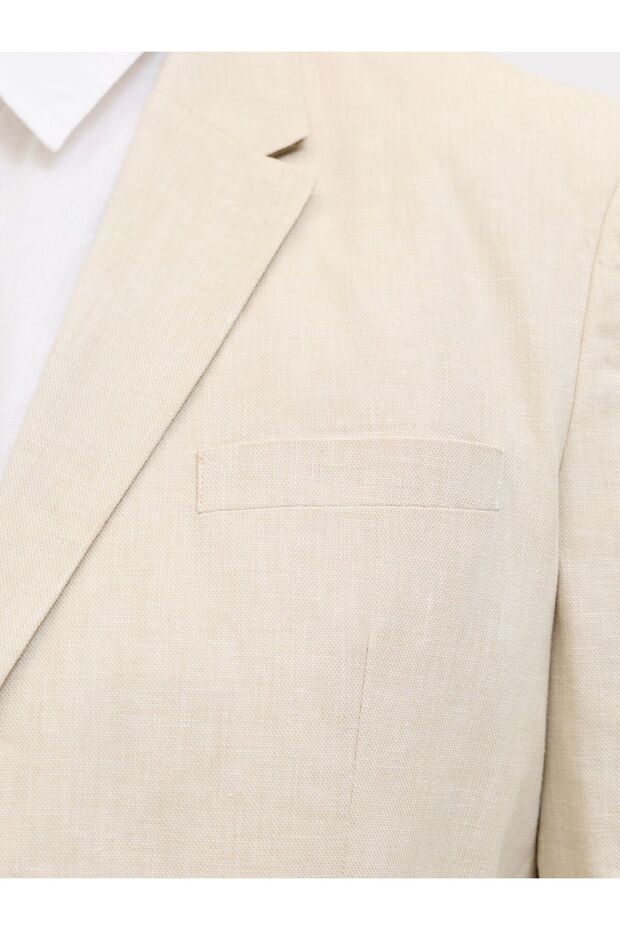 Klassischer Blazer Plus Size Regular Fit Blazer - 6