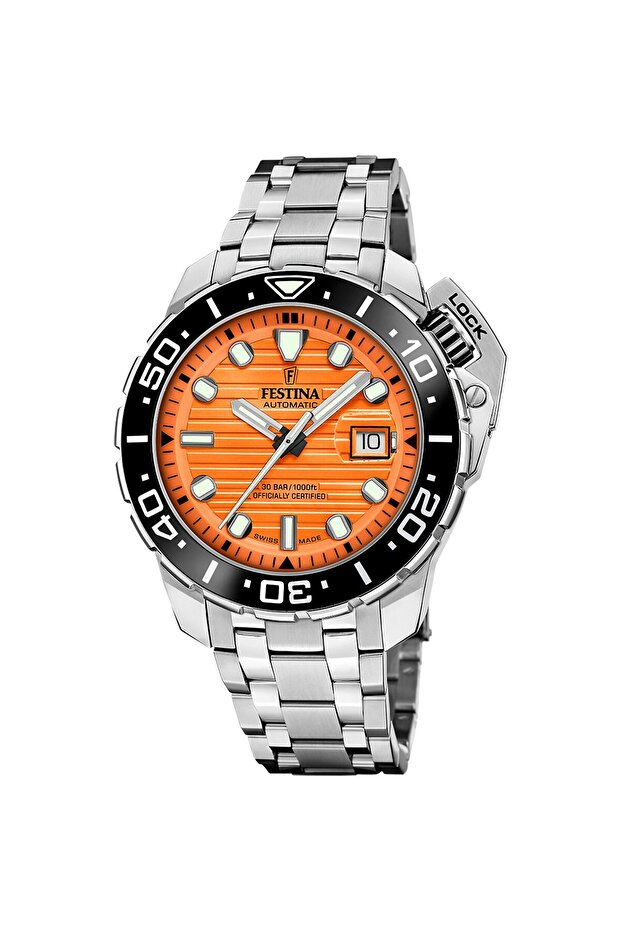SWISS F20043/3 AUTOMATIC DIVER ERKEK KOL SAATİ - 5