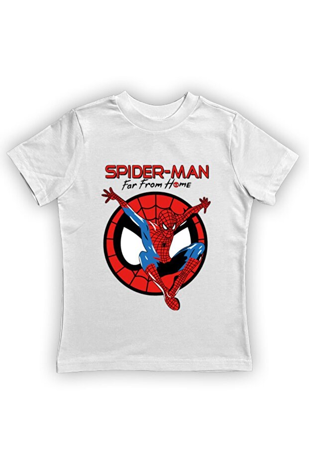 printed spider-man cotton combed cloth summer children's T-shirt