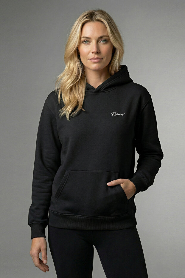 Relaxed Yetişkin Kadın Hoodie