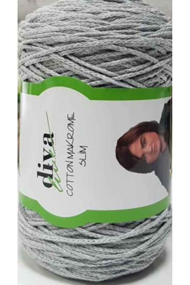 Angel Bag Accessory Diva Cotton Macrame Light Gray (Thin) - 1