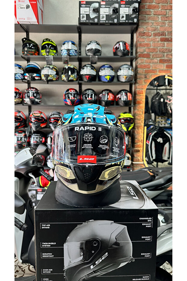 RAPID 2 NEO MAVİ-MOR KASK - 3