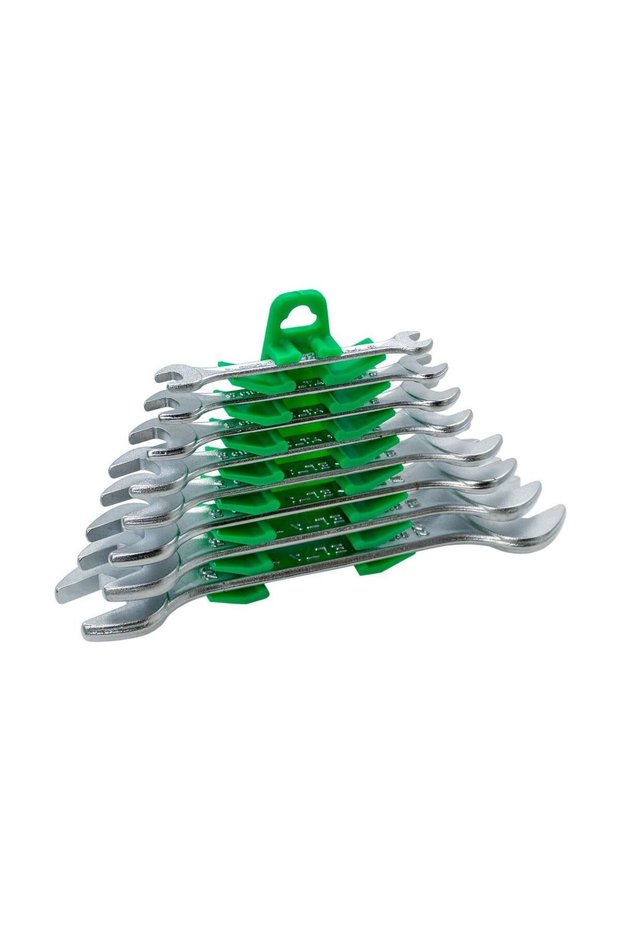 Elta 8-Piece Fork Two-End Wrench Set