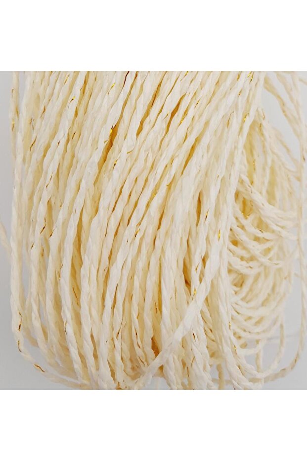 Angel Bag Accessory Glitter Paper String Cream Color 400 gr